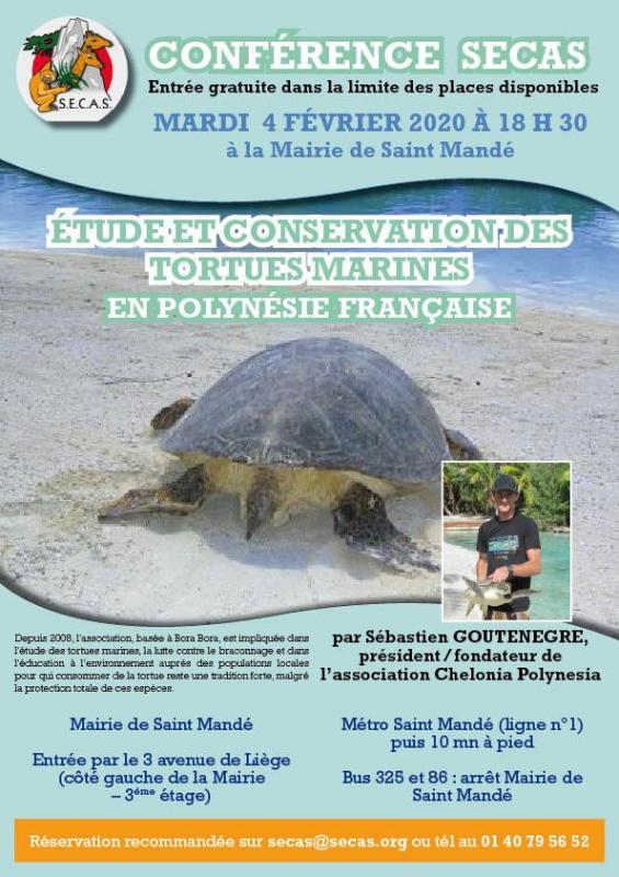 Chelonia affiche conference
