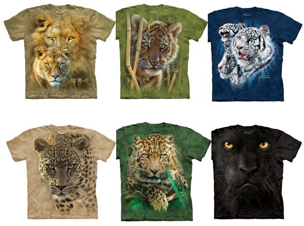 T shirts felins