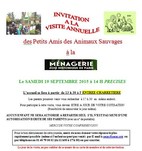 Visite enfants